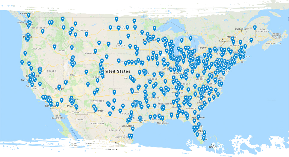 Signature's national installation network