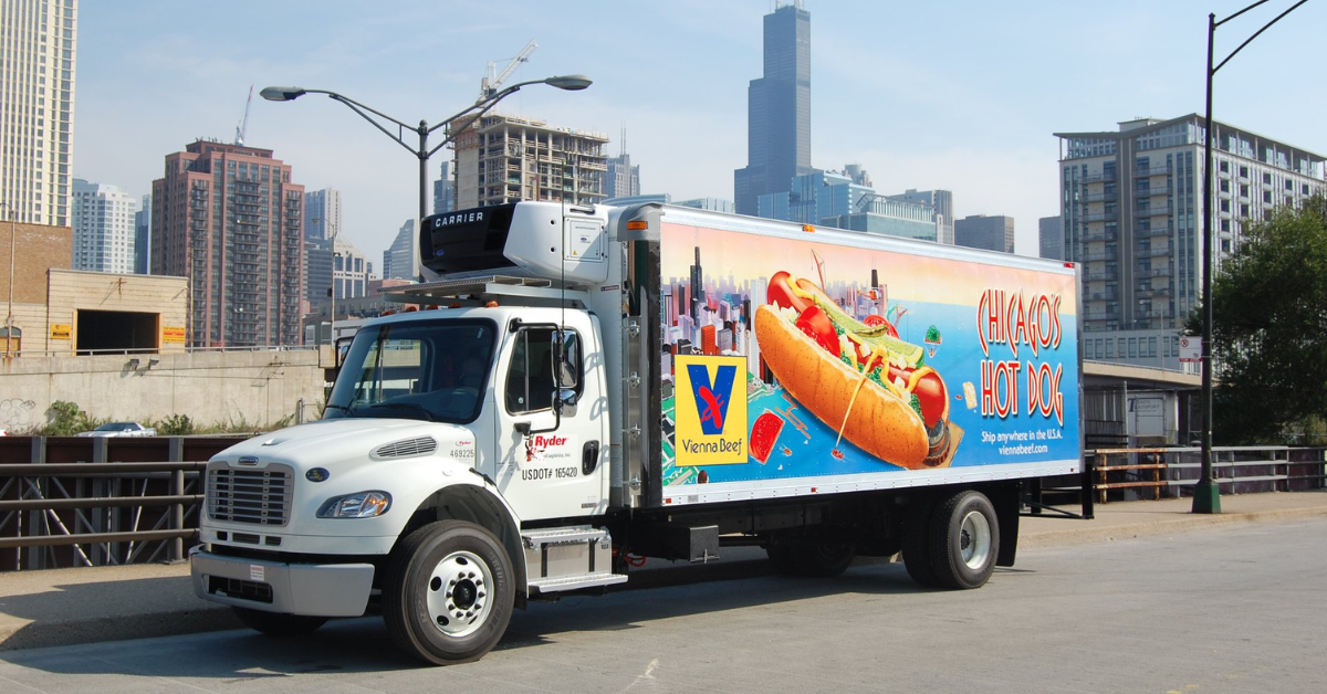 Vibrant Delivery Truck Graphics Bring Results