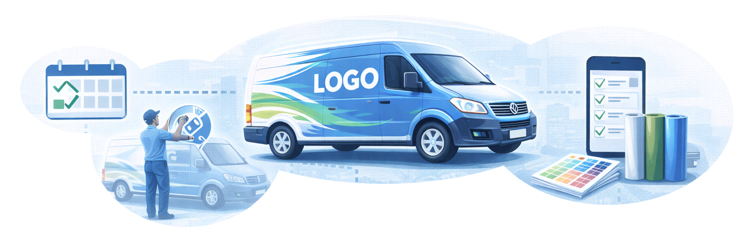 Signature handles the fleet branding process from start to finish