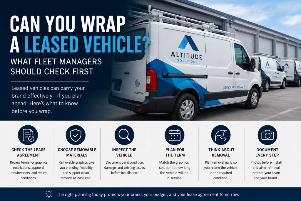 Can you wrap a leased vehicle