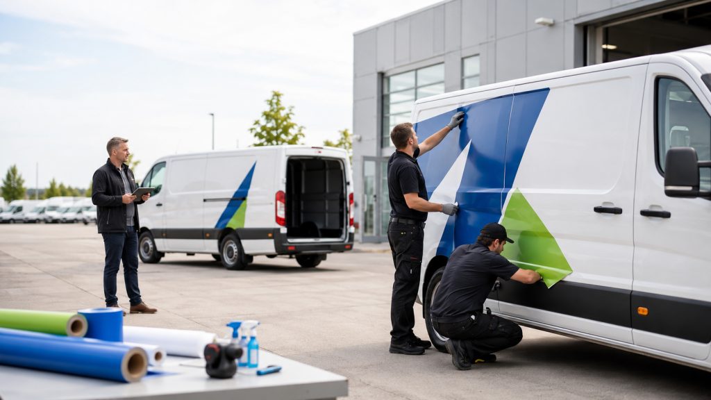 Temporary Vehicle Graphics for Leased, Rented, or Short-Term Fleet Assets